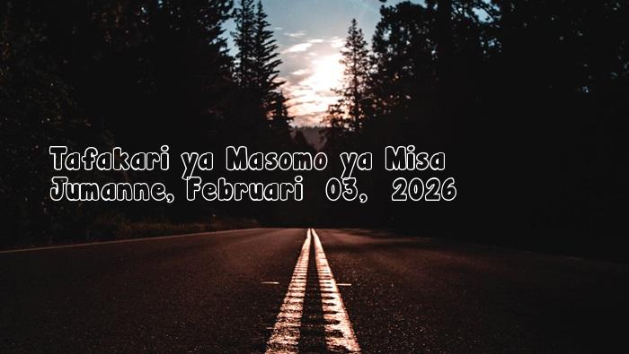 Jumanne, Februari  03,  2026
