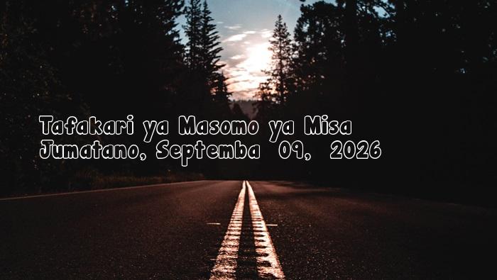 Jumatano, Septemba  09,  2026